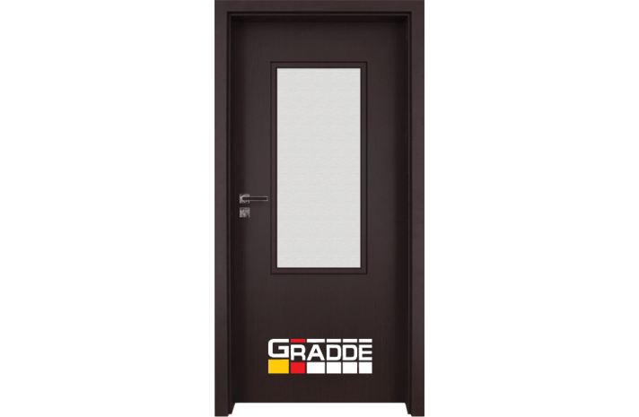 Интериорна врата Gradde Baden, модел 2, Череша Сан Диего и Орех Рибейра