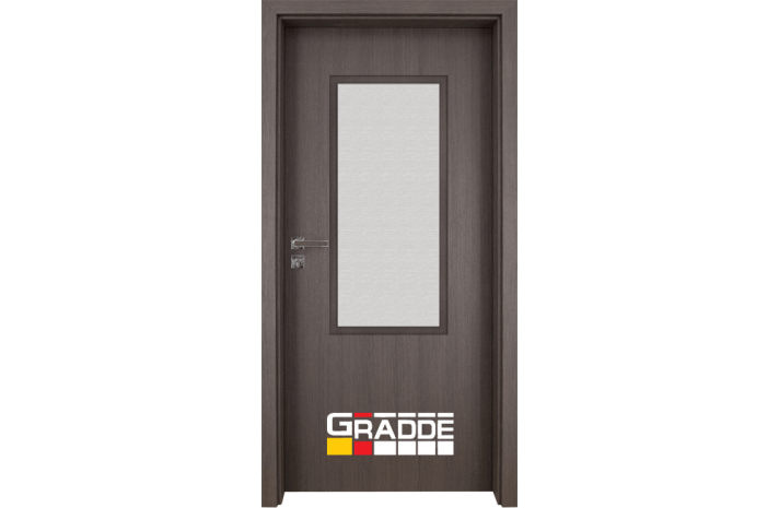Интериорна врата Gradde Baden, модел 2, Череша Сан Диего и Орех Рибейра